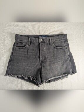 GAP Charcoal Gray Cutoff Shorts
